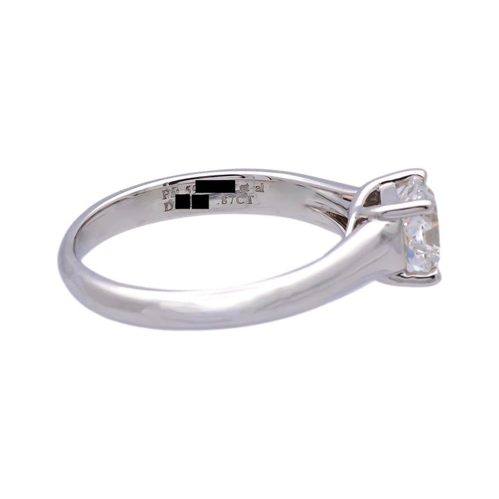 Tiffany & Co. Lucida Diamond Engagement Ring .87ct EVS2 in Platinum