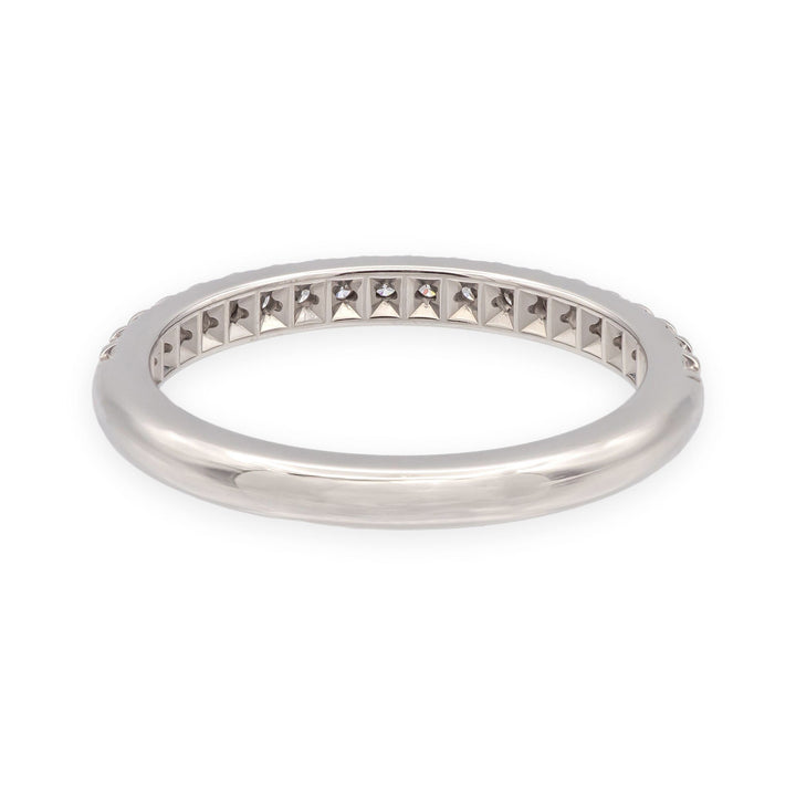 Tiffany & Co. Platinum Soleste Half Circle Round Diamond Band Ring w/Recpt