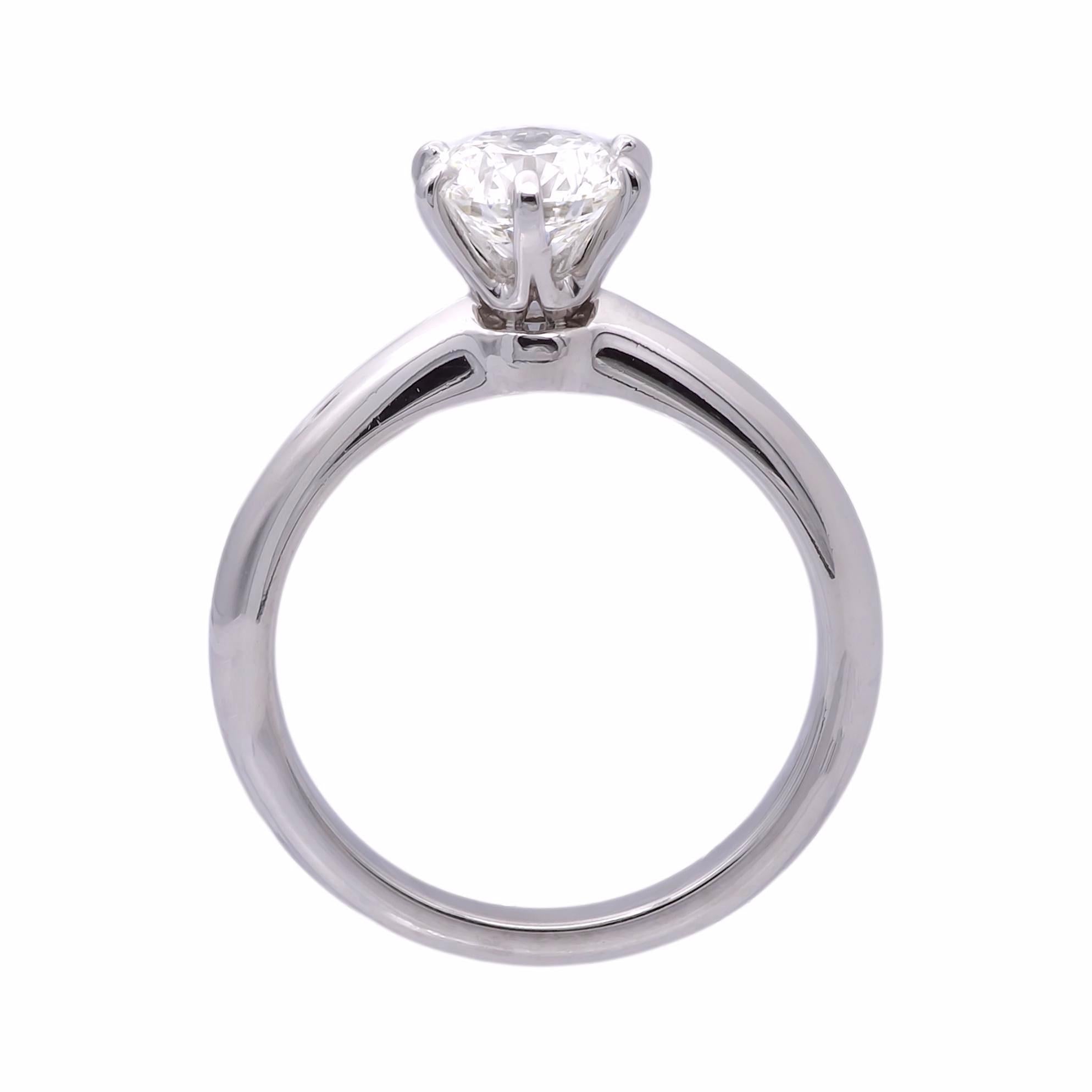 Tiffany single diamond ring clearance