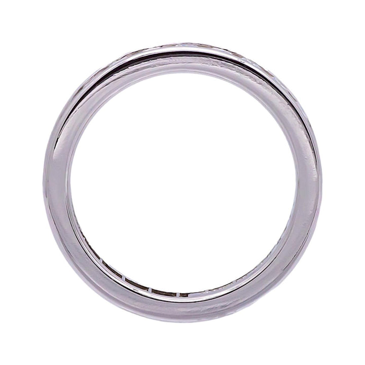 Tiffany & Co Platinum full circle Diamond Eternity Band Ring 3mm .93 Cts Ttl sz 5