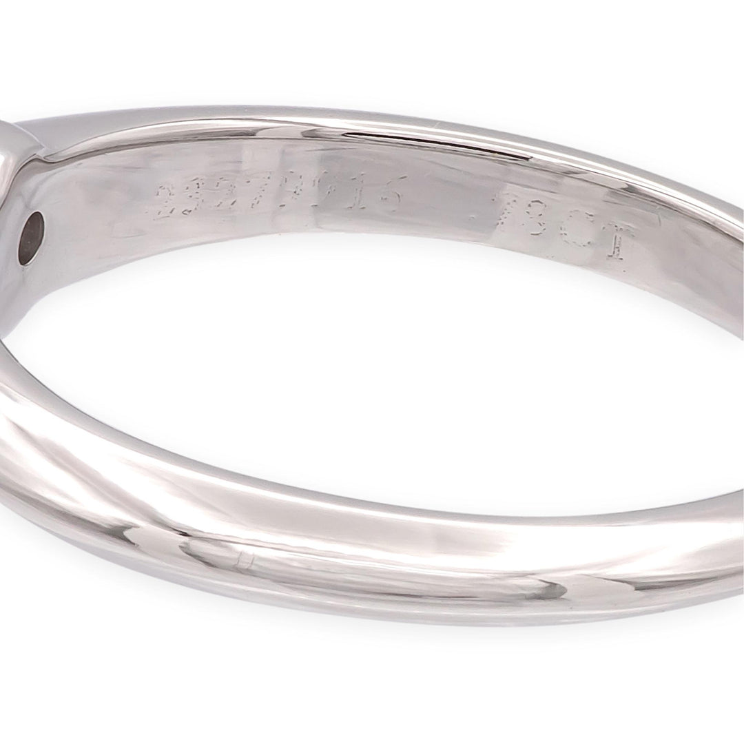 Tiffany & Co. Platinum 0.78ct G-VS1 Round Diamond Solitaire Engagement Ring