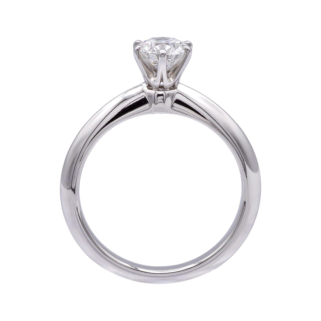 Tiffany & Co. Round Brilliant .53 ct H VS1 Diamond Solitaire Ring in Platinum