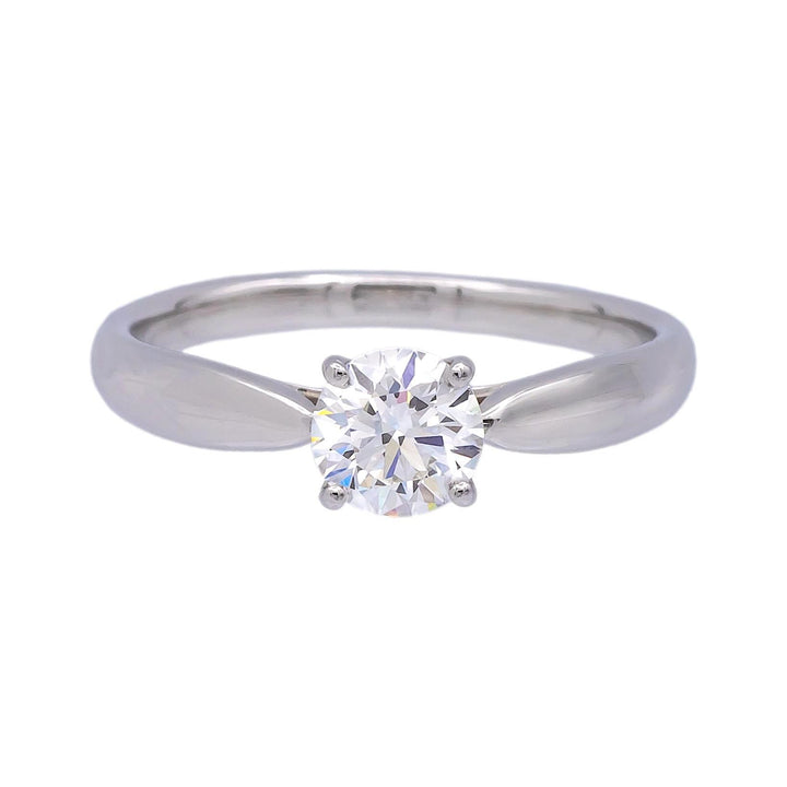 Tiffany & Co. Platinum Harmony Diamond Engagement Ring 0.61 cts. Round  G VS1