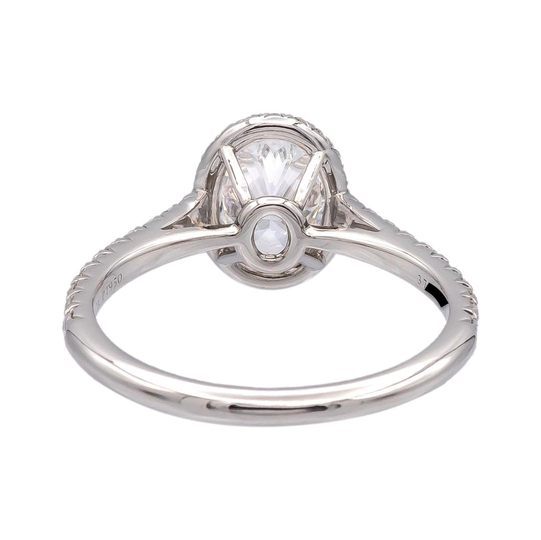 Tiffany Soleste Oval Ct Cntr Diamond Engagement Ring