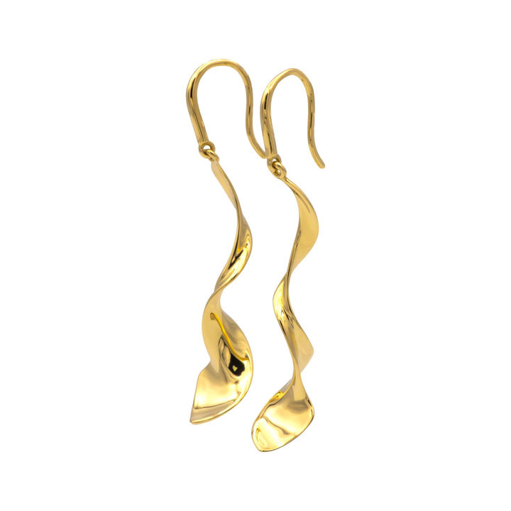 Tiffany & Co. 18K Yellow Gold Frank Gehry Orchid Drop Earrings