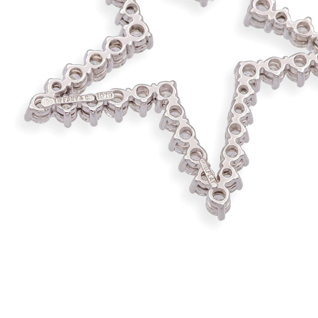 Vintage Tiffany & Co. Platinum Diamond Star Pendant with 3.01 cts, 1979