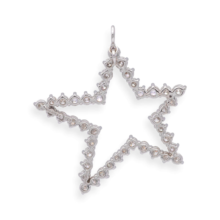 Vintage Tiffany & Co. Platinum Diamond Star Pendant with 3.01 cts, 1979