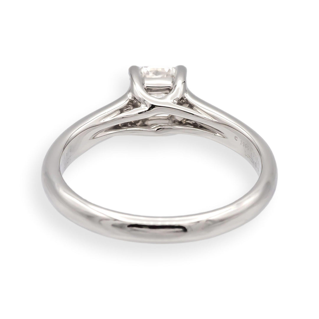 Tiffany & Co. .54 Ct Lucida Cut Diamond Engagement Ring  G-H, VVS2-VS1 IGI Cert
