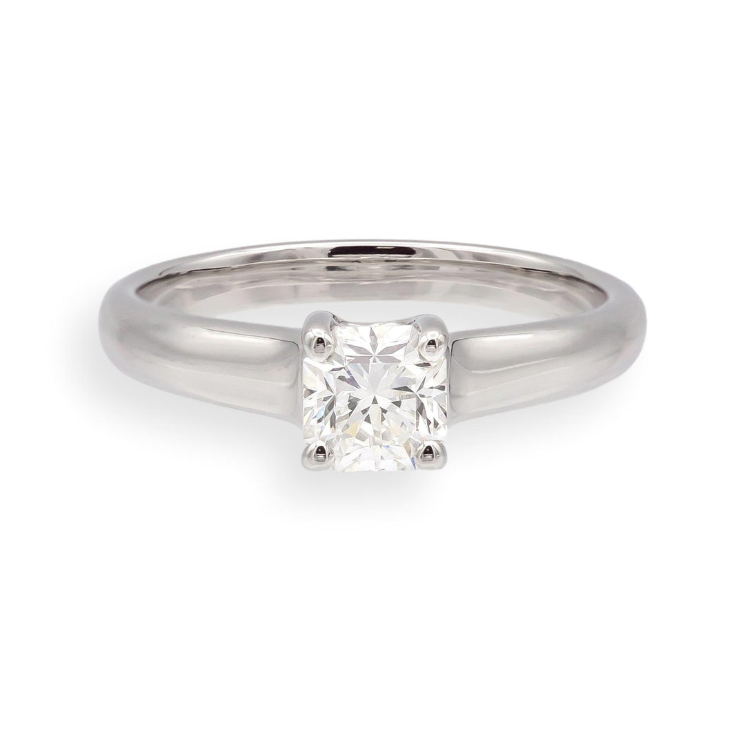 Tiffany & Co. .54 Ct Lucida Cut Diamond Engagement Ring  G-H, VVS2-VS1 IGI Cert
