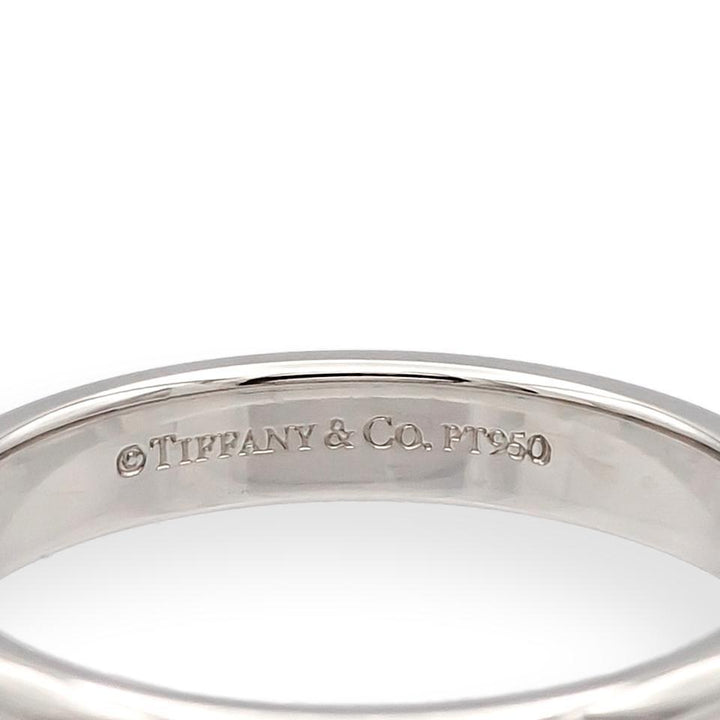 Tiffany & Co. Forever Platinum 3.0 mm Comfort Fit Wedding Band Ring Size 5.5