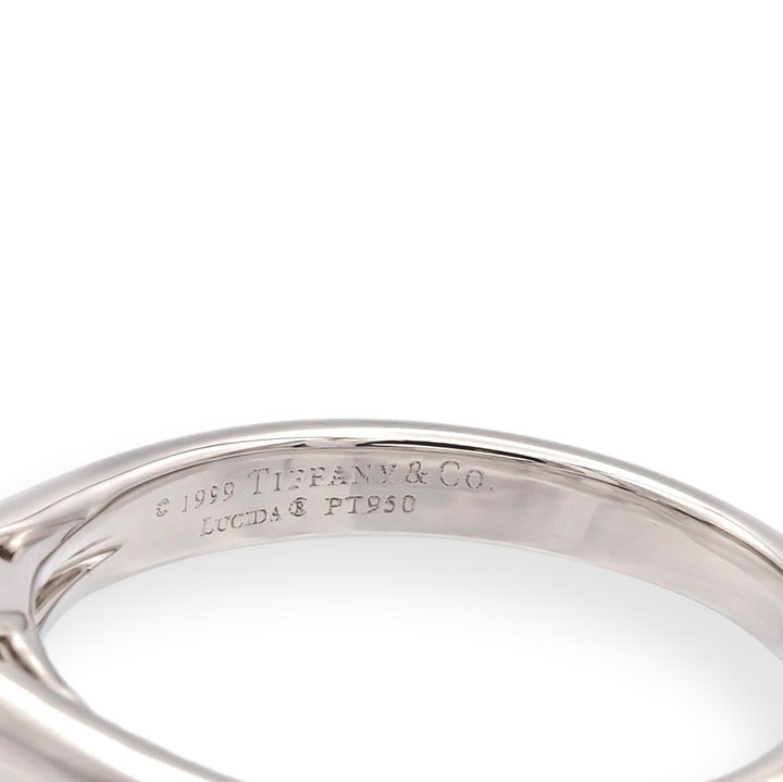 Tiffany & Co. .54 Ct Lucida Cut Diamond Engagement Ring  G-H, VVS2-VS1 IGI Cert