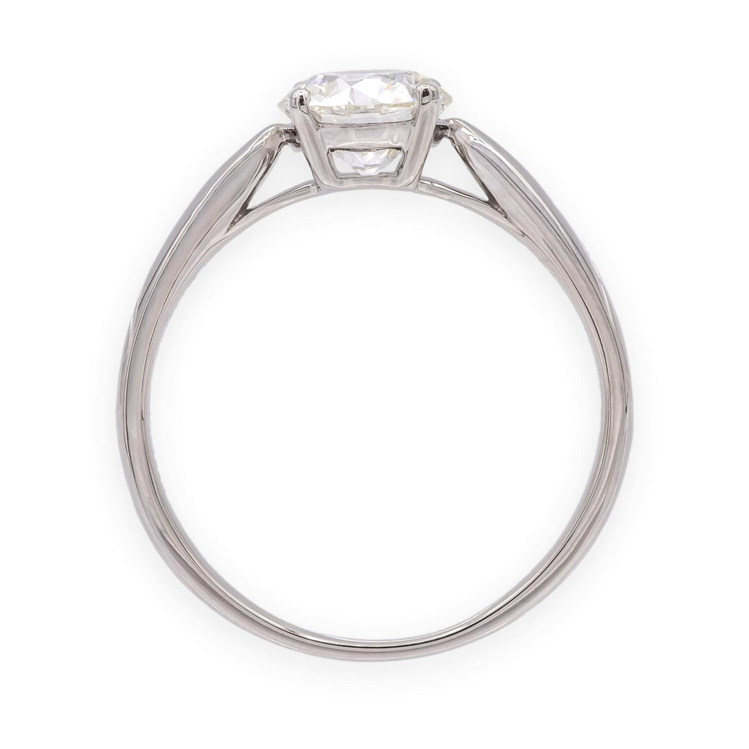 Tiffany & Co 1.10 Ct Platinum Harmony Solitaire Diamond Engagement Ring H VS1