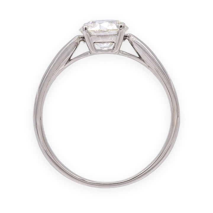 Tiffany & Co 1.10 Ct Platinum Harmony Solitaire Diamond Engagement Ring H VS1