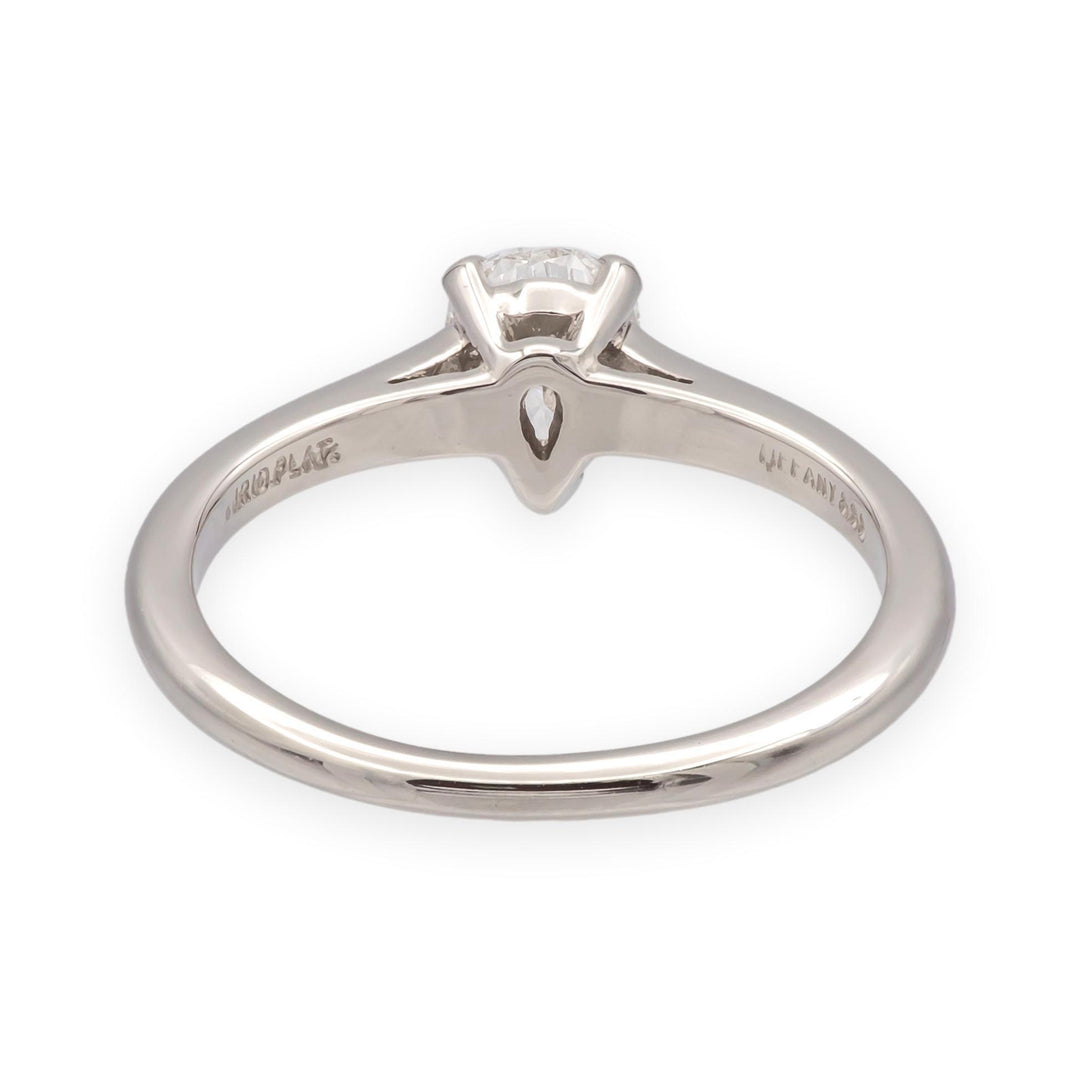 Tiffany & Co. Mid-Century Platinum .54 ct Pear Shape Diamond Engagement Ring