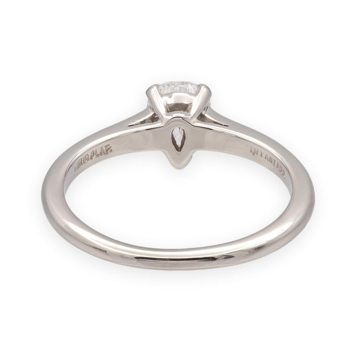 Tiffany & Co. Mid-Century Platinum .54 ct Pear Shape Diamond Engagement Ring