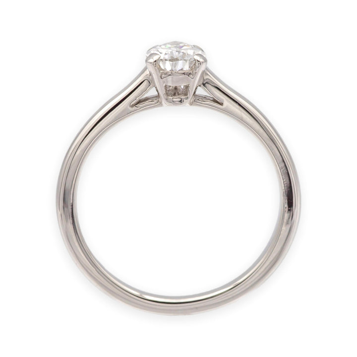 Tiffany & Co. Mid-Century Platinum .54 ct Pear Shape Diamond Engagement Ring