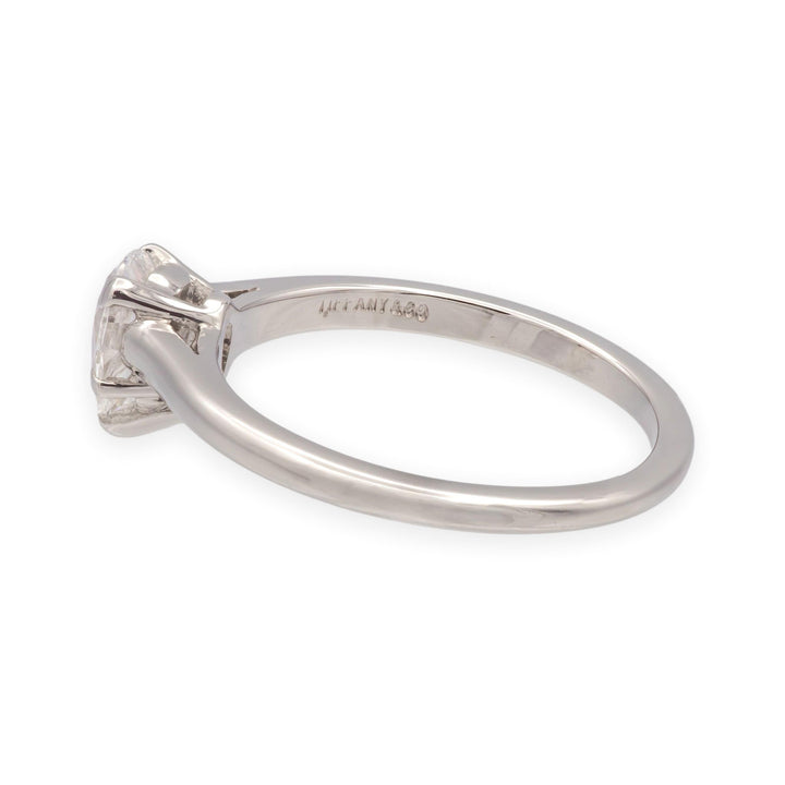 Tiffany & Co. Mid-Century Platinum .54 ct Pear Shape Diamond Engagement Ring