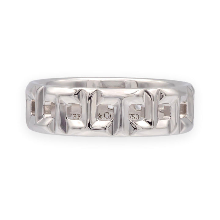 Tiffany & Co. True Wide Band Ring in 18K White Gold – 5.5mm, Size 6