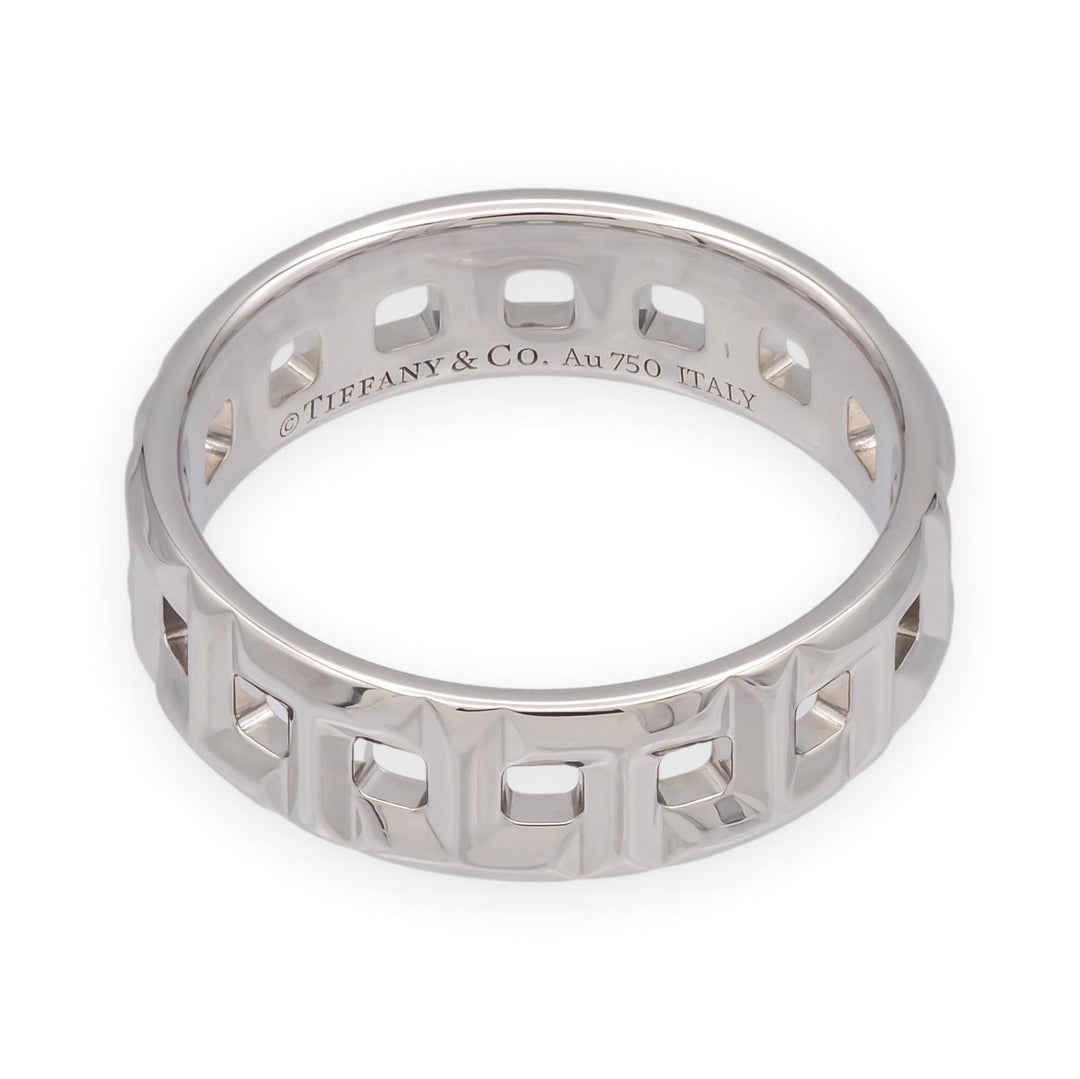 Tiffany & Co. True Wide Band Ring in 18K White Gold – 5.5mm, Size 6