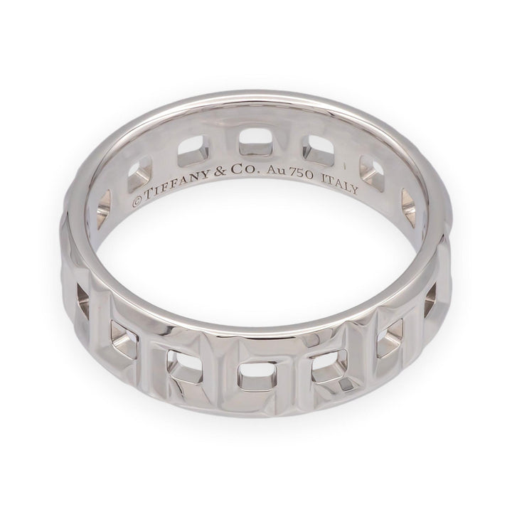 Tiffany & Co. True Wide Band Ring in 18K White Gold – 5.5mm, Size 6