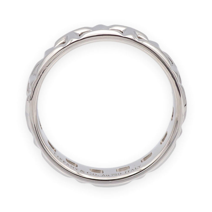 Tiffany & Co. True Wide Band Ring in 18K White Gold – 5.5mm, Size 6