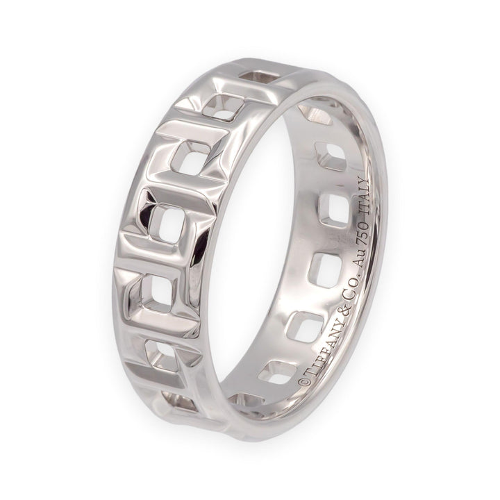 Tiffany & Co. True Wide Band Ring in 18K White Gold – 5.5mm, Size 6