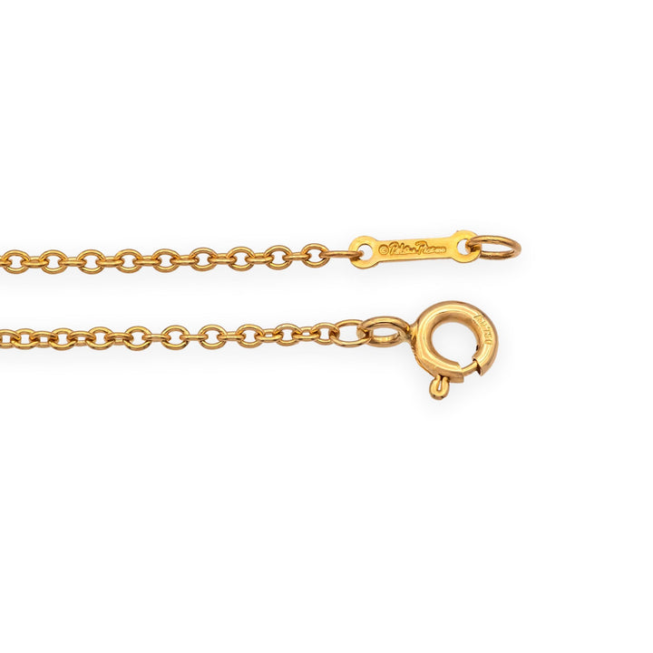 Tiffany & Co. Paloma Picasso 18K Rose Gold Double Loving Heart Bracelet 7"
