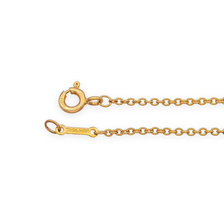Tiffany & Co. Paloma Picasso 18K Rose Gold Double Loving Heart Bracelet 7"