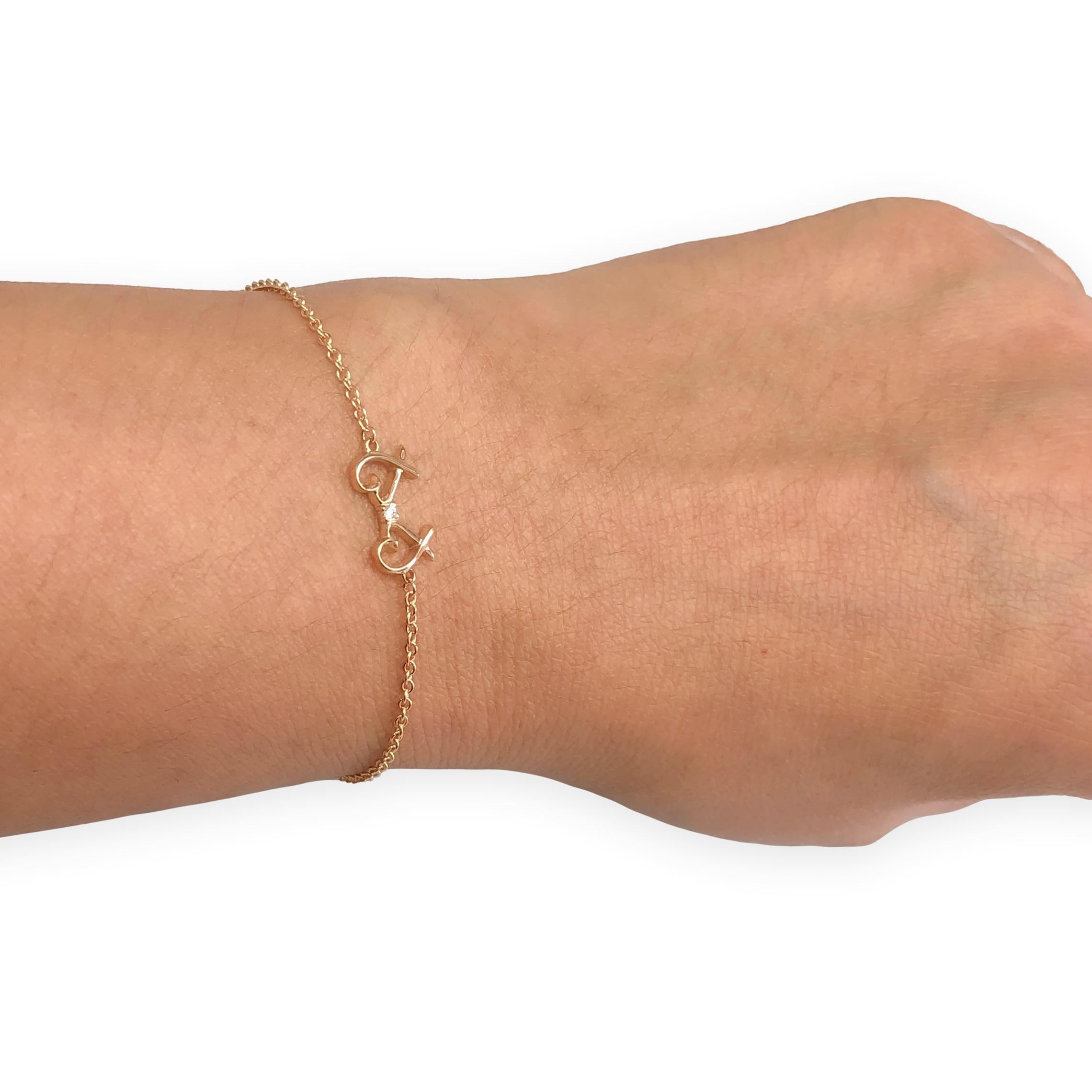 Tiffany & Co. Paloma Picasso 18K Rose Gold Double Loving