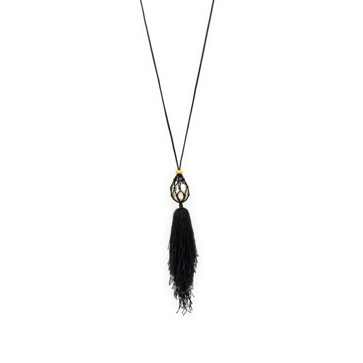 Tiffany & Co. Elsa Peretti 18K YG South Sea Keshi Pearl Tassel Pendant Necklace