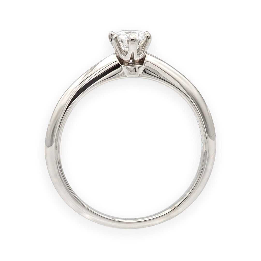 Vintage Tiffany & Co. Platinum .27 ct E VVS1 Diamond Solitaire Engagement Ring