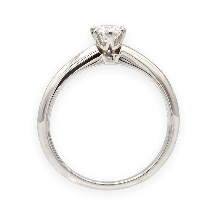Vintage Tiffany & Co. Platinum .27 ct E VVS1 Diamond Solitaire Engagement Ring