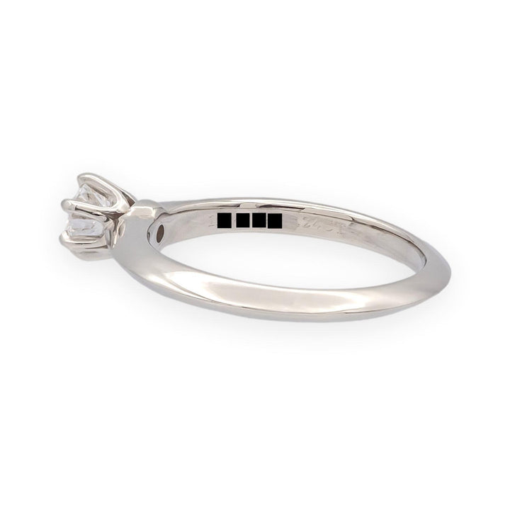 Tiffany & Co. Platinum .24 ct D VVS2 Diamond Solitaire Engagement Ring