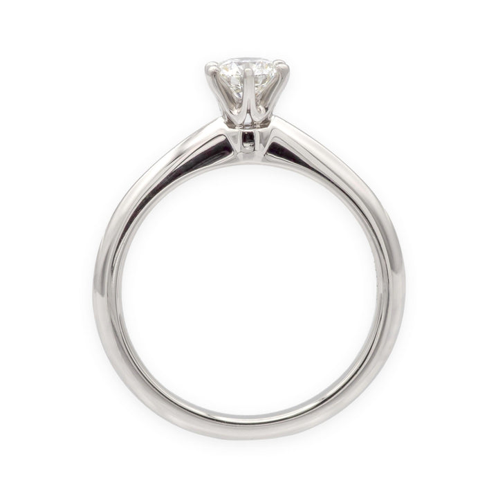 Tiffany & Co. Platinum .28 ct I VVS1 Round Diamond Solitaire Engagement Ring