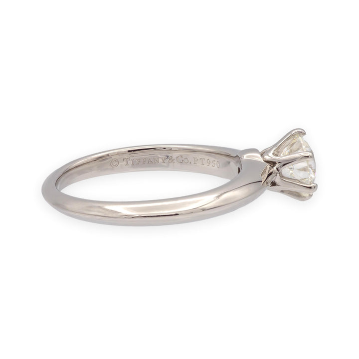 Tiffany & Co. Platinum .71 ct I VS2 Round Diamond Solitaire Engagement Ring