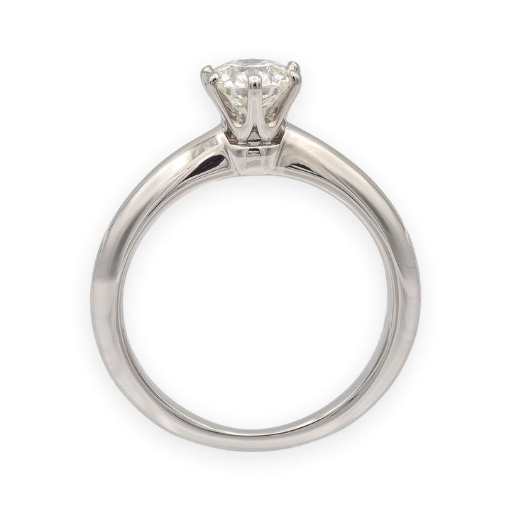 Tiffany & Co. Platinum .71 ct I VS2 Round Diamond Solitaire Engagement Ring