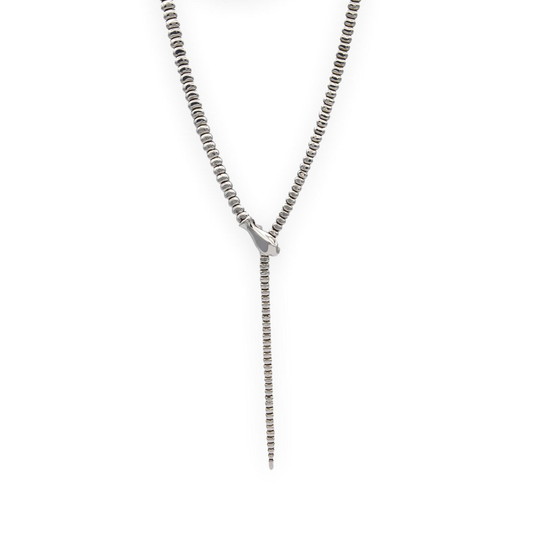 Vintage Tiffany & Co. Elsa Peretti Sterling Silver Snake Lariat Necklace 29"