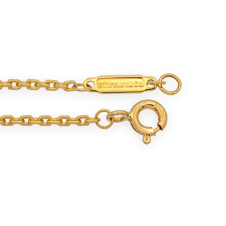 Tiffany & Co. 18K Yellow Gold HardWear Elongated Link Pendant Necklace – Large