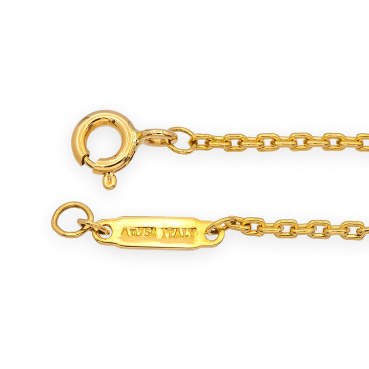 Tiffany & Co. 18K Yellow Gold HardWear Elongated Link Pendant Necklace – Large