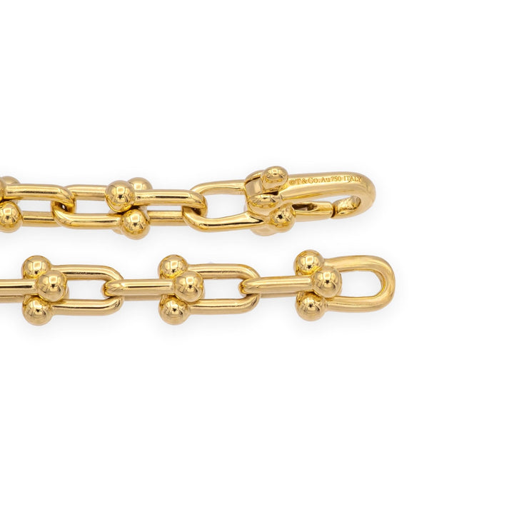Tiffany & Co. HardWear Micro Link Bracelet 18K Yellow Gold 7 Inch