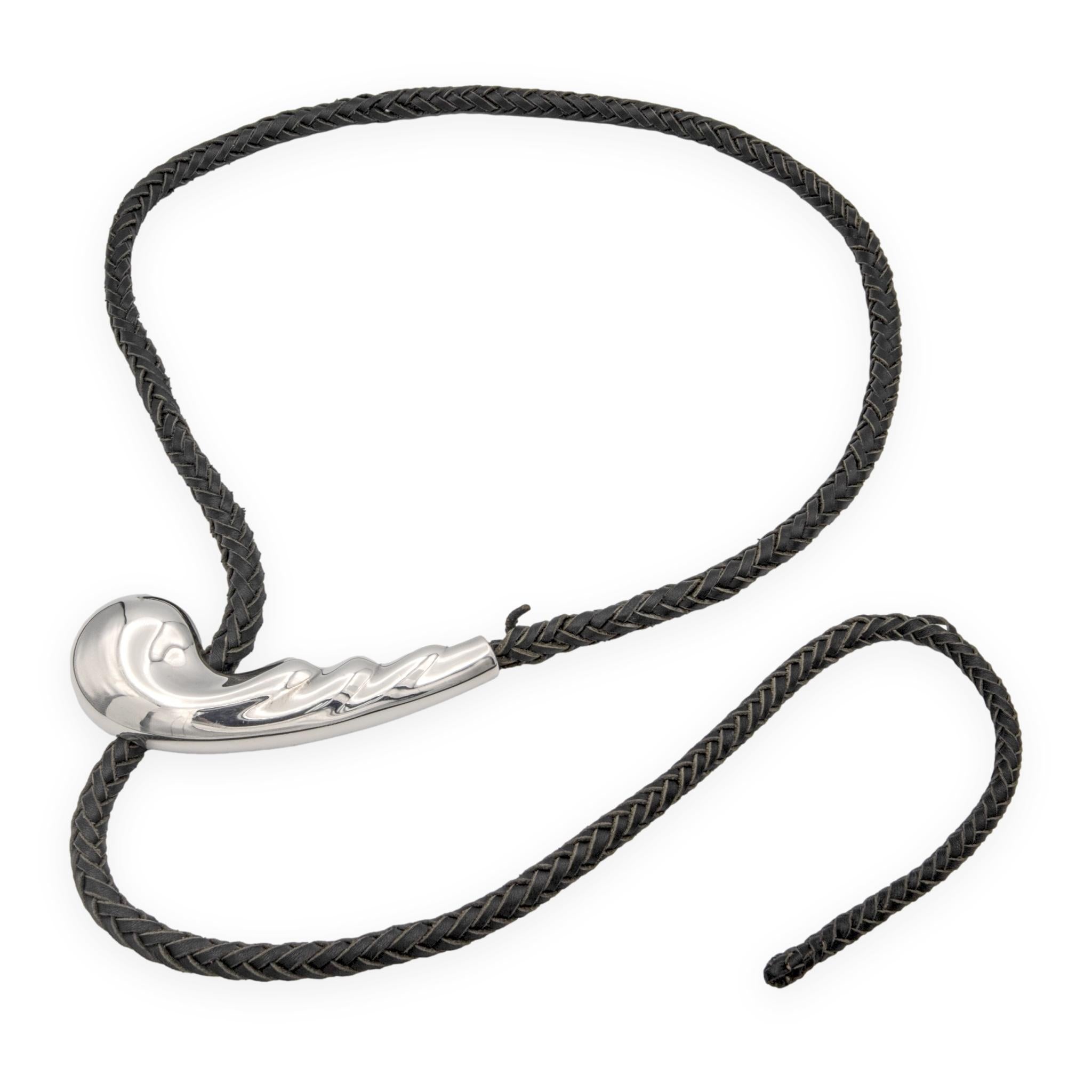 Tiffany & Co. Elsa Peretti for Halston Vintage Whip Belt Sterling