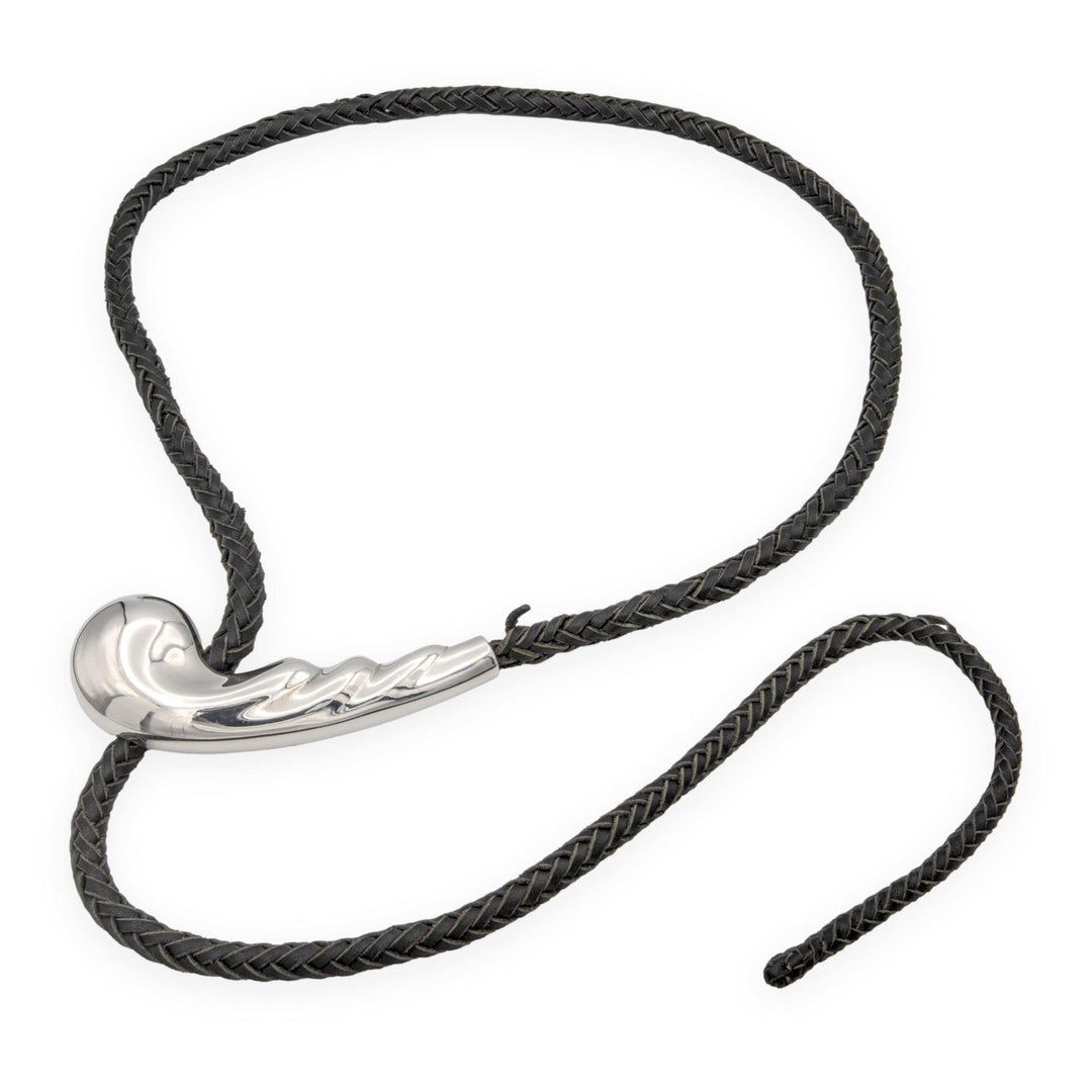 Tiffany & Co. Elsa Peretti for Halston Sterling Whip Belt Two Leather Straps