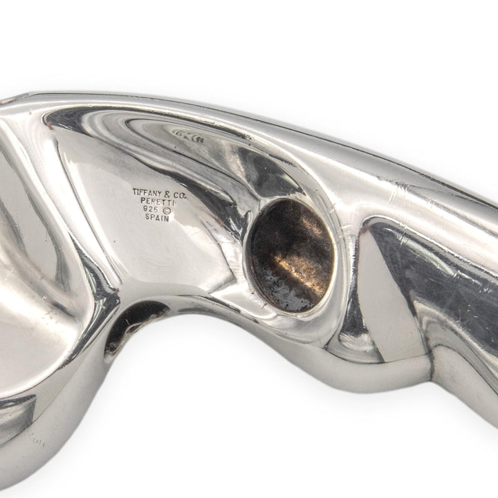 Tiffany & Co. Elsa Peretti for Halston Sterling Whip Belt Two Leather Straps