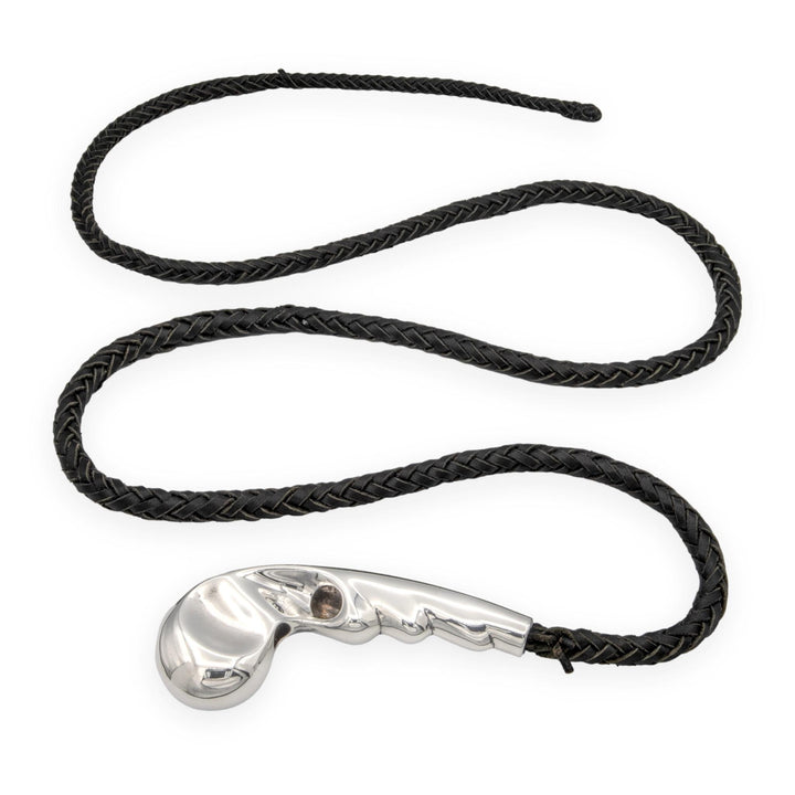 Tiffany & Co. Elsa Peretti for Halston Sterling Whip Belt Two Leather Straps