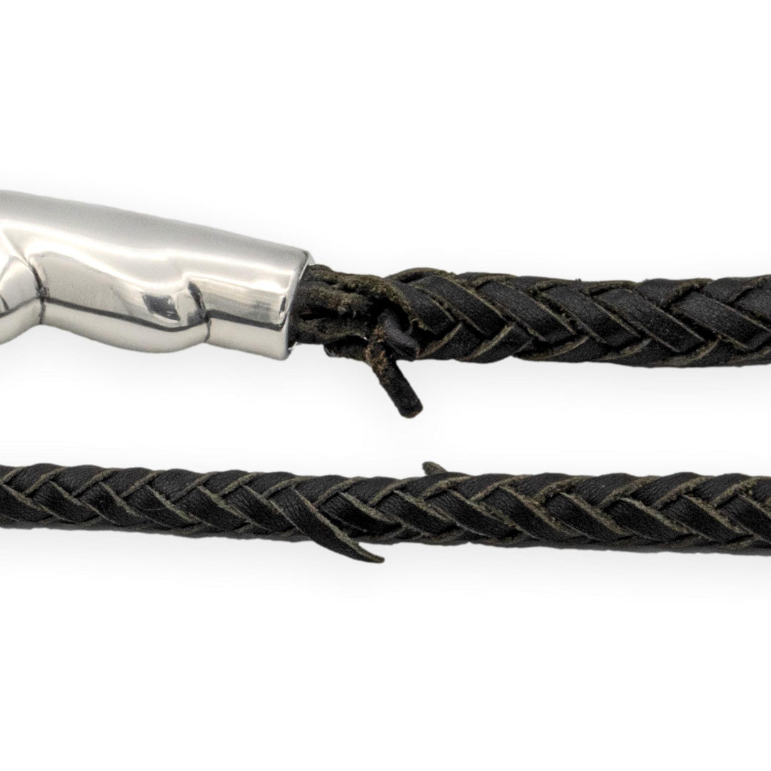 Tiffany & Co. Elsa Peretti for Halston Sterling Whip Belt Two Leather Straps