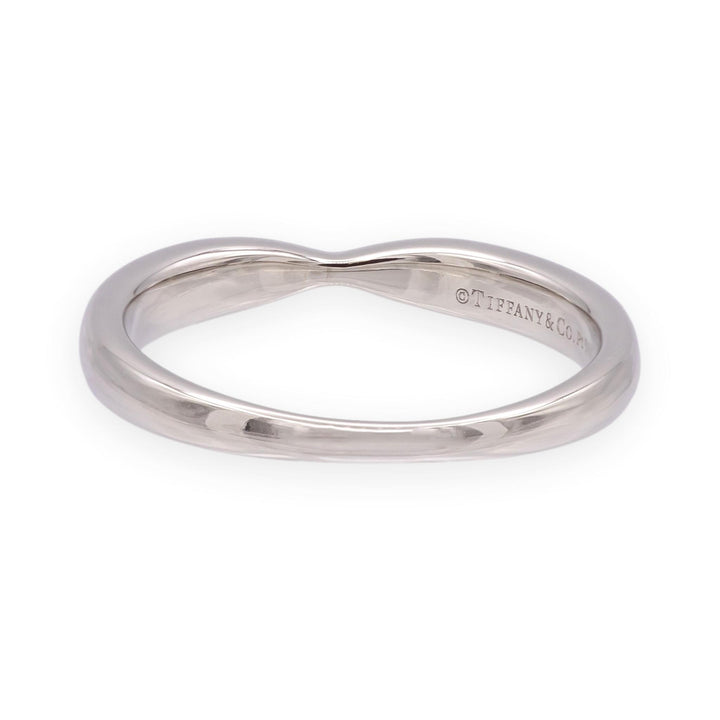 Tiffany & Co. Platinum Harmony stackable Wedding Band nesting Ring Size 6.5