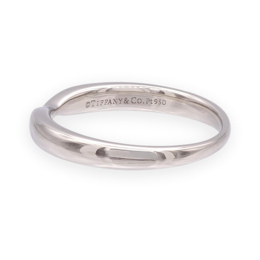 Tiffany & Co. Platinum Harmony stackable Wedding Band nesting Ring Size 6.5