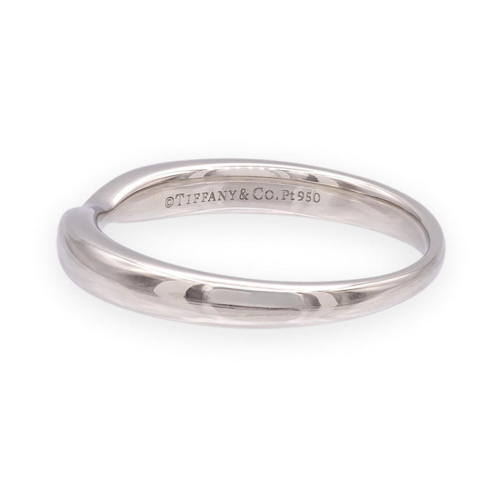 Tiffany & Co. Platinum Harmony stackable Wedding Band nesting Ring Size 6.5