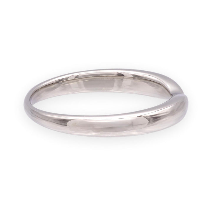 Tiffany & Co. Platinum Harmony stackable Wedding Band nesting Ring Size 6.5