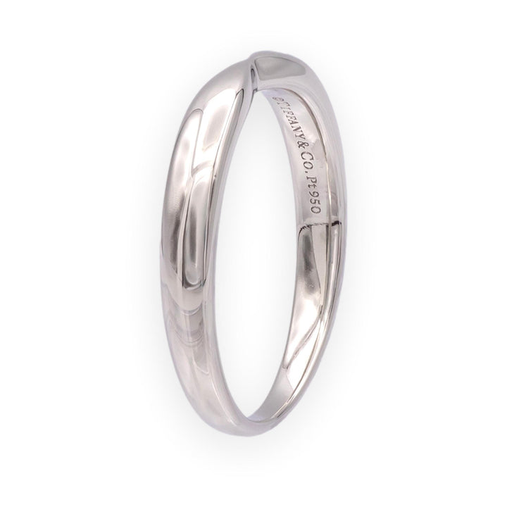 Tiffany & Co. Platinum Harmony stackable Wedding Band nesting Ring Size 6.5